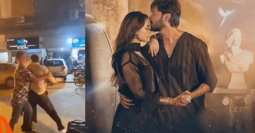 Fahad Mustafa Embroiled in Heated Roadside Altercation