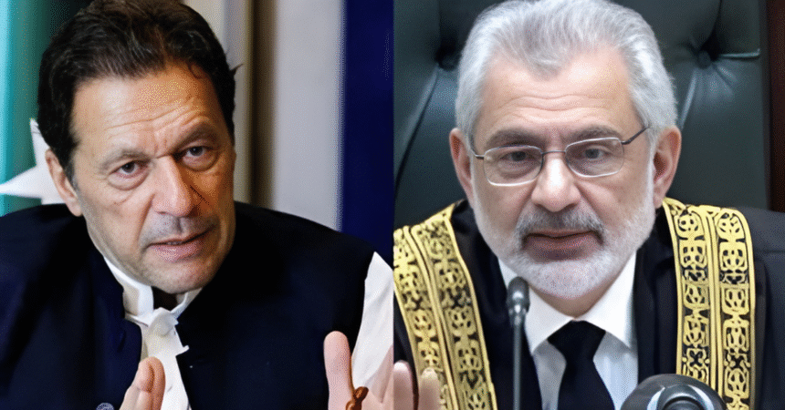 Imran Khan Requests Supreme Court Chief Justice Qazi Faez Isas Recusal from His Cases blog 1