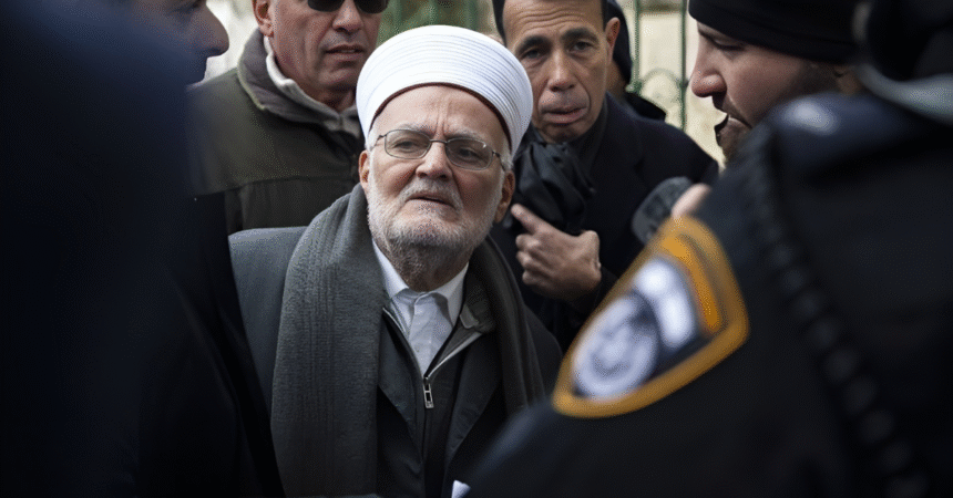 Israeli Police arrested Imam of Al Aqsa Mosque 1