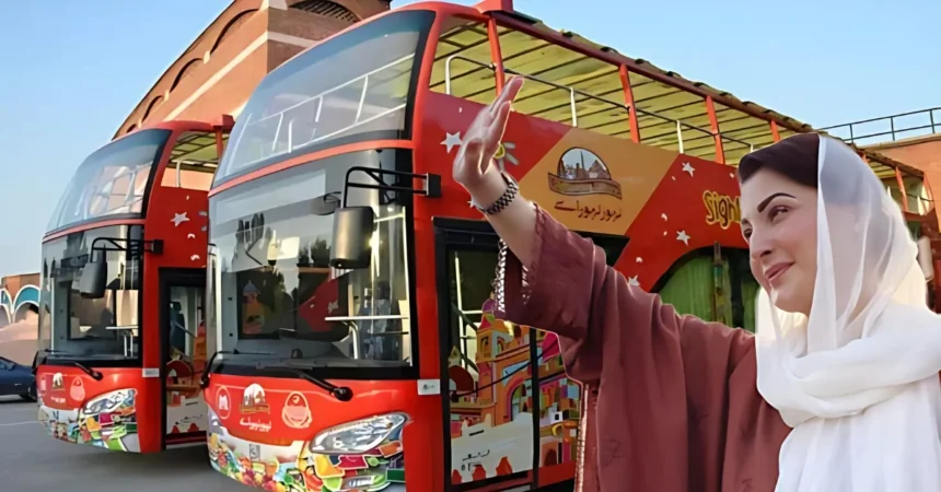 Maryam Nawaz Inaugurates College Bus Service
