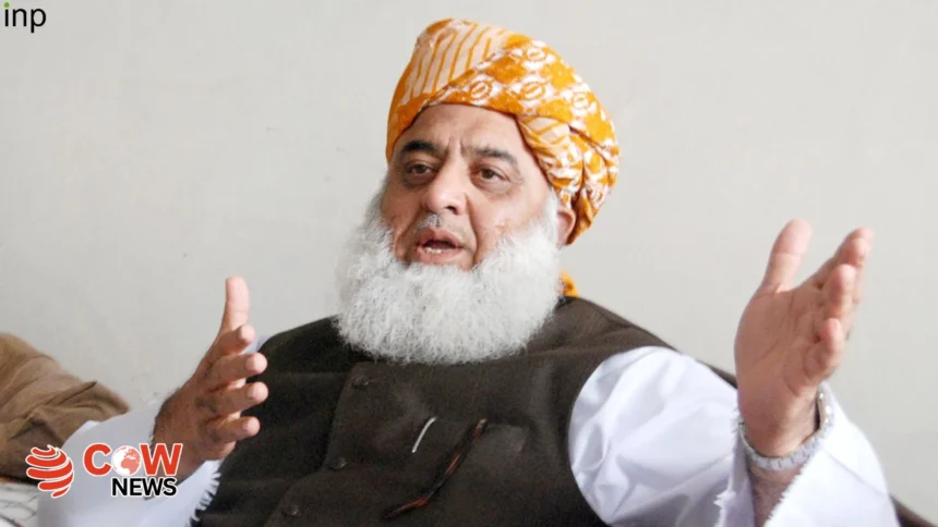 Maulana Fazlur Rehman Raises Concerns Over Internal Security Amidst Tensions with India
