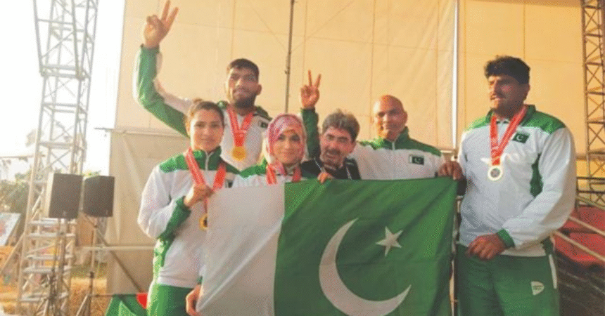 Pakistan Enjoys Medal Bonanza at Asian Indoor Rowing Championships 1