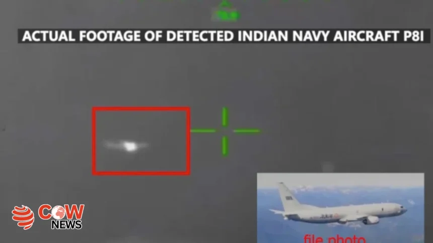 Pakistan Navy Tracks Indian Aircraft P8I