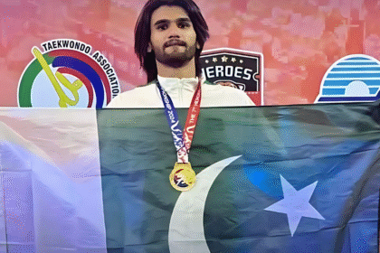 Pakistan Strikes Gold Again Amir Khan Emerges Victorious in World Taekwondo Championship 1