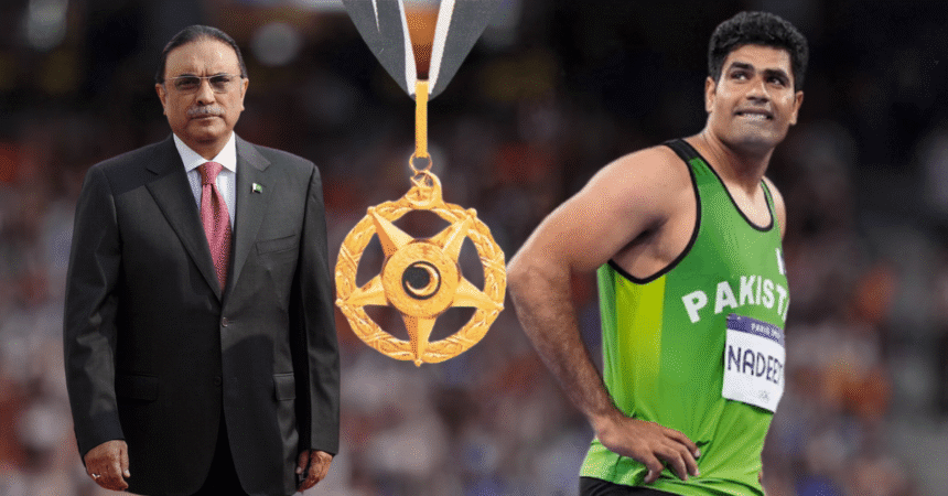 President Zardari to Honor Arshad Nadeem with Prestigious Hilal-e-Imtiaz Award Today