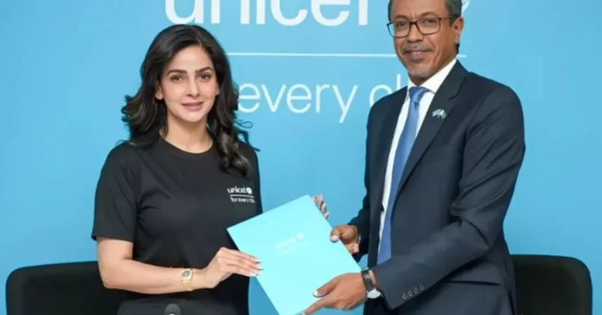 Saba Qamar Becomes UNICEF Pakistan's First National Ambassador for Child Rights