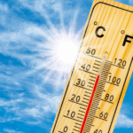 Scorching Heat Meets Stormy Weather