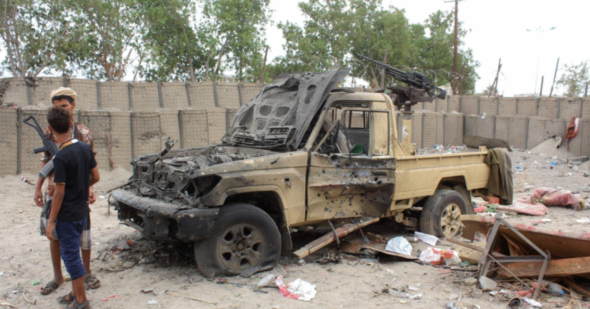 Yemen Attack 12 Soldiers Killed in Suicide Bombing.