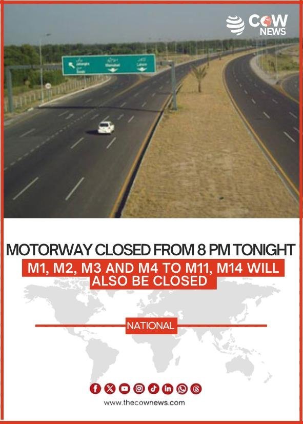 Motorway closed from 8 pm tonight,M1,M2, M3,M4 will also be. 1 a04b55d7 f116 4a5a 96ba 53aa0c33ec20