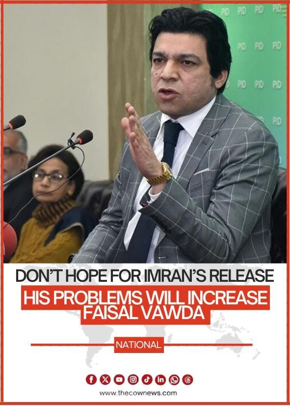 Don't hope for Imran's release, his problems will increase: Faisal Vawda 1 da42eb00 f7db 457f 9693 5de153ad8dfc