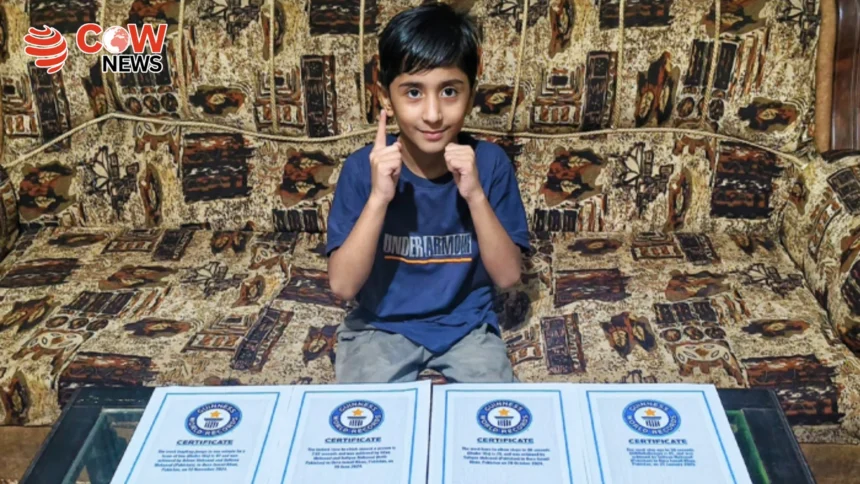 6 Year Old Sufyan Mehsud Sets New Guinness World Record