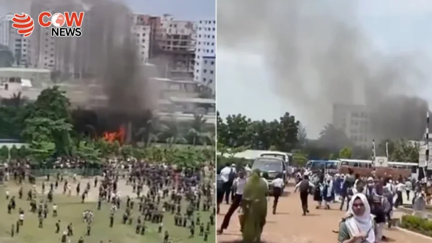 Bangladesh Air Force Jet Crashes into School; 20 Dead