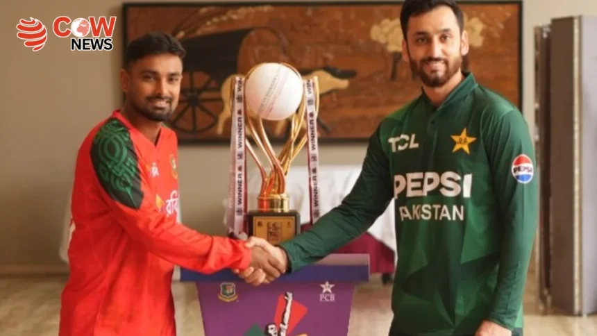 Pakistan Bangladesh Unveil Trophy Ahead of T20 Series