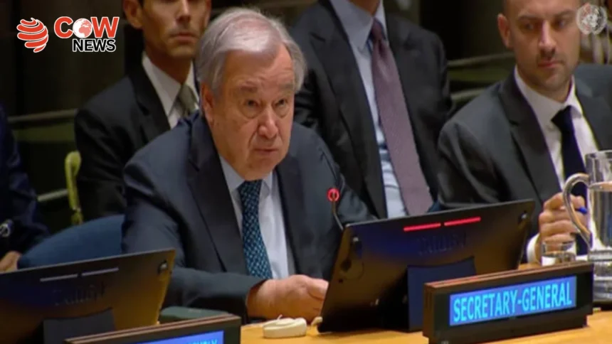 UN Chief Calls for Action on Two State Solution in Mideast
