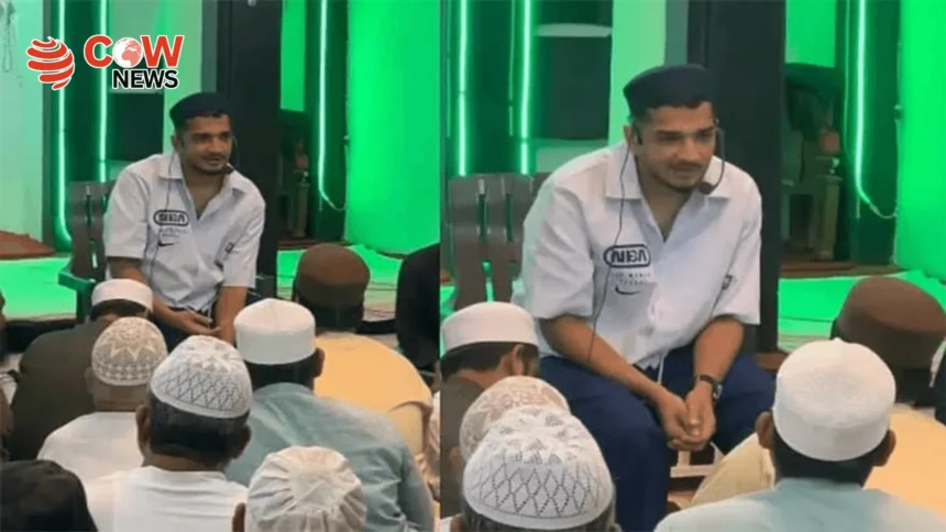 Comedian Munawar Faruqui Seen Delivering ‘Tablighi Bayan in Mosque 1