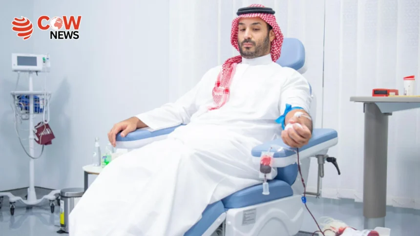 Saudi Crown Prince Donates Blood Launches National Drive