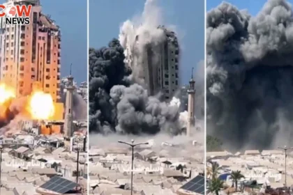 53 Palestinians Killed 16 Towers Destroyed in Gaza