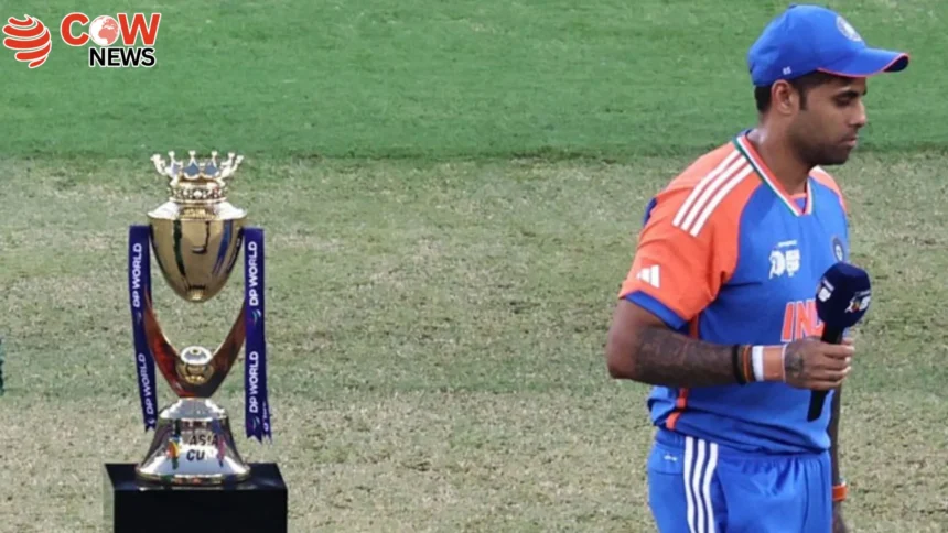 Asia Cup Trophy Ceremony Ends Without India Receiving Cup