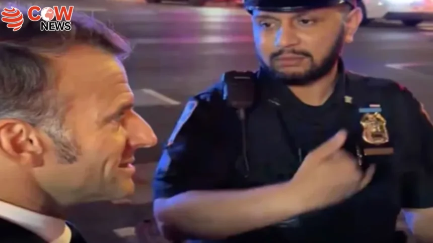 Macron Forced to Walk After Police Stop His Convoy