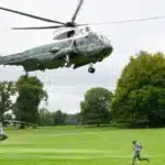 Trumps helicopter makes emergency landing