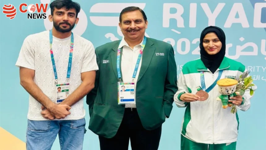Pakistans Aroosha Saeed Wins Bronze at Islamic Games