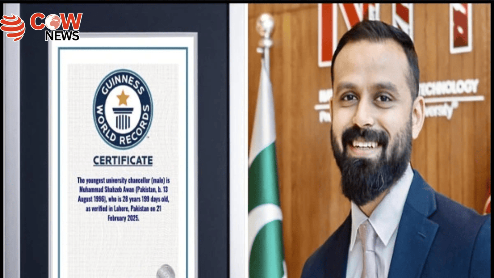 Pakistan’s Muhammad Shah Zaib Awan Named World’s Youngest Chancellor ...