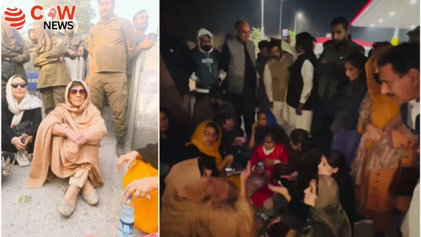 Sit-in Near Adiala Jail Ends, Alima Khan Released 1 Sit in Near Adiala Jail Ends Alima Khan Released