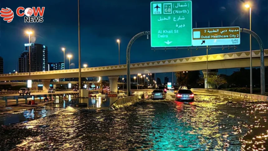 Dubai Heavy Rain Disrupts Flights Work From Home Enforced