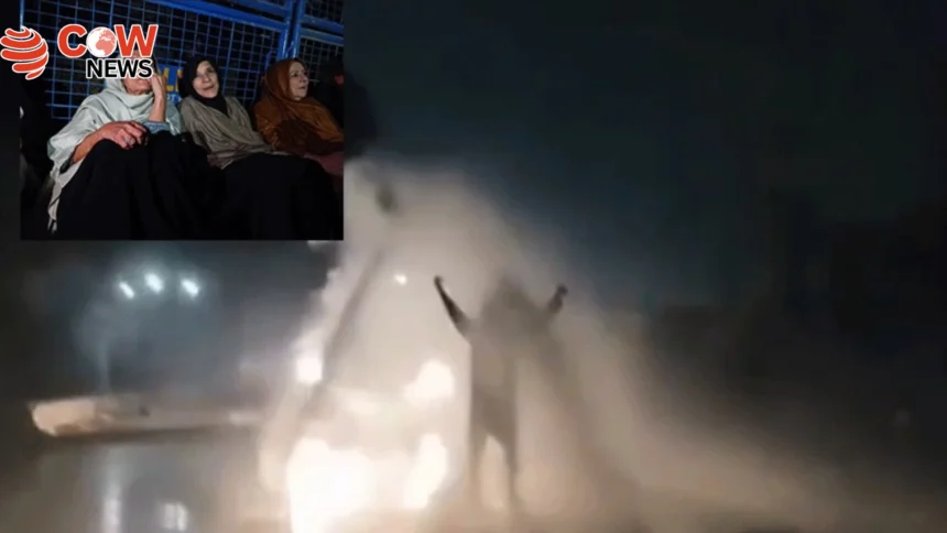 PTI Protest Dispersed Near Adiala Jail Using Water Cannon