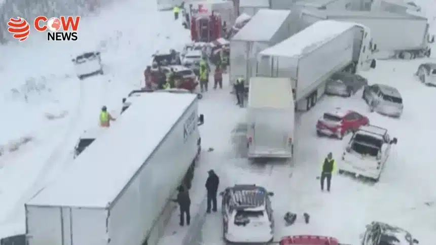 Massive Pileup as Snowstorm Triggers Chaos in Michigan 1 Massive Pileup as Snowstorm Triggers Chaos in Michigan