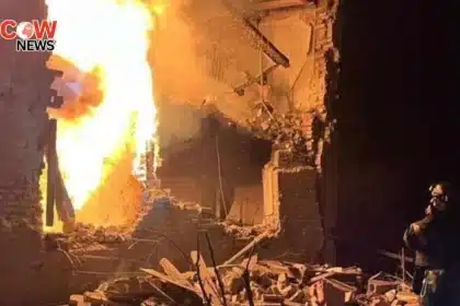 Russian Drone Strikes in Ukraine Kill Two Injure Dozens