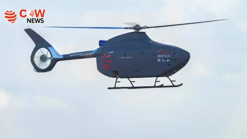 UK Royal Navy Unveils Uncrewed Helicopter Proteus