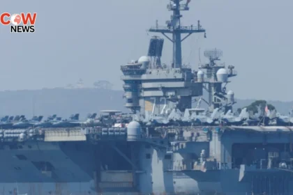 US Aircraft Carrier Abraham Lincoln Enters Middle East
