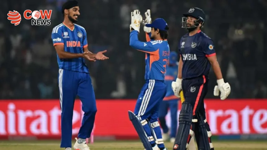 India Defeat Namibia by 93 Runs in T20 World Cup Clash