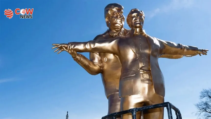 Controversial Trump–Epstein Statue Installed in Washington