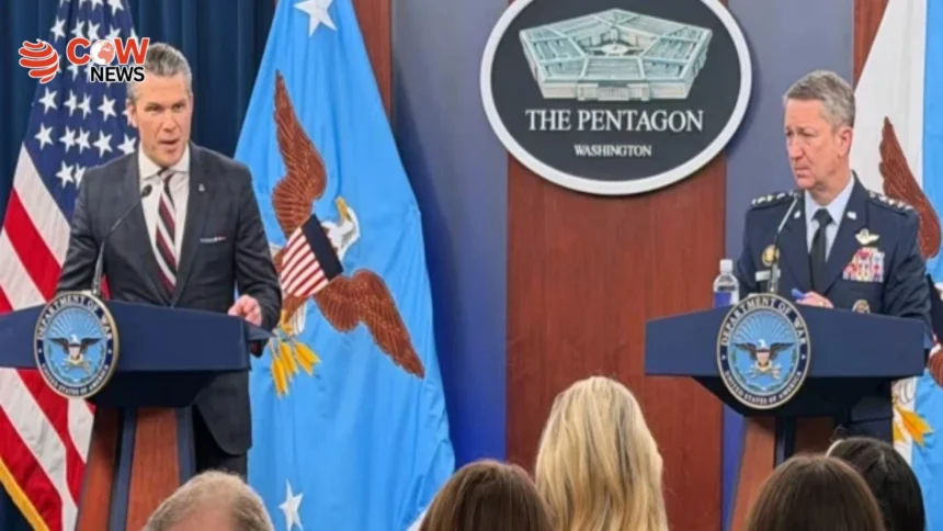 Pentagon U.S. Gains Air Sea Control in Iran