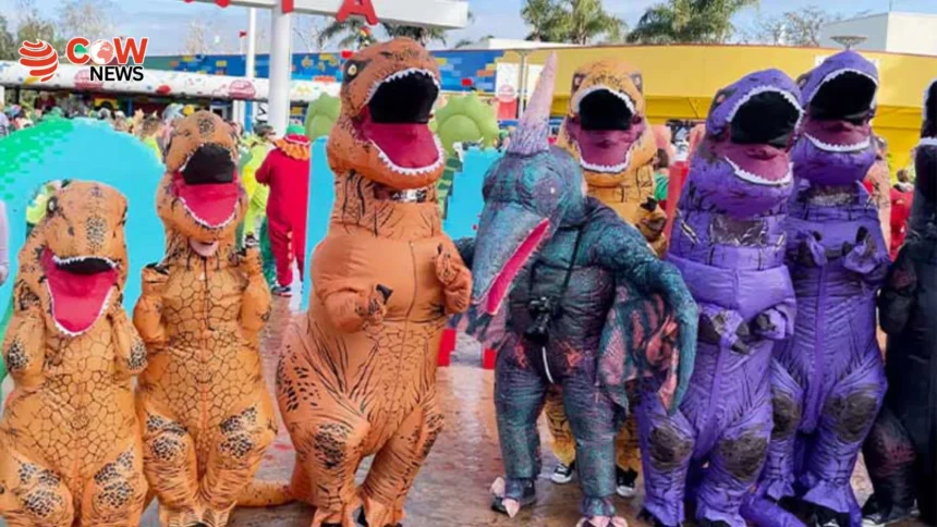 Canadian University Sets Dinosaur Costume Record