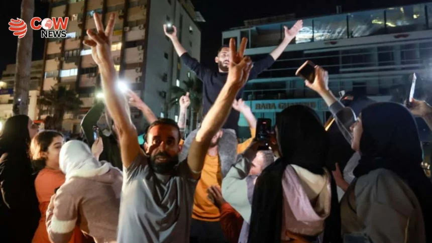 Lebanon Israel 10 Day Ceasefire Begins Beirut Celebrates