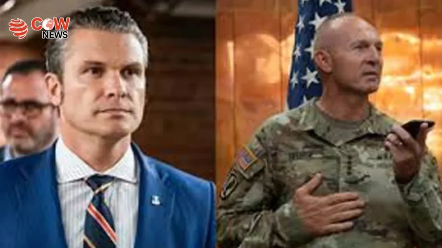 US Army Chief of Staff Told to Step Down Amid Shake Up