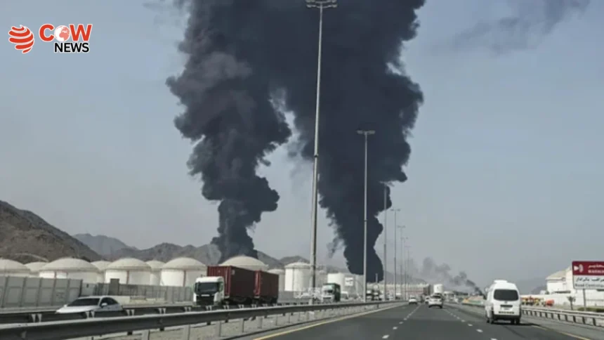 Iran Missile and Drone Strike Hits UAE Oil Facility