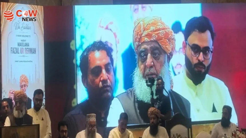 Maulana Fazlur Rehman Calls for National Peace Policy 1 Maulana Fazlur Rehman Calls for National Peace Policy - The COW News