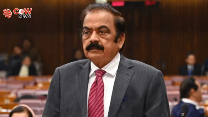 Rana Sanaullah Alleges Foreign Role in KP Violence 1 Rana Sanaullah Alleges Foreign Role in KP Violence - The COW News