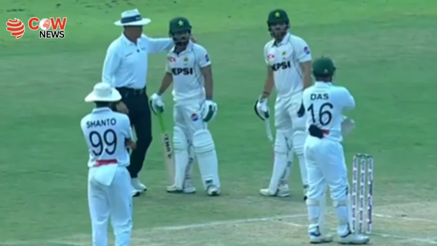 Rizwan, Litton Das Heated Exchange in Sylhet Test 1 Rizwan, Litton Das Heated Exchange in Sylhet Test - The COW News