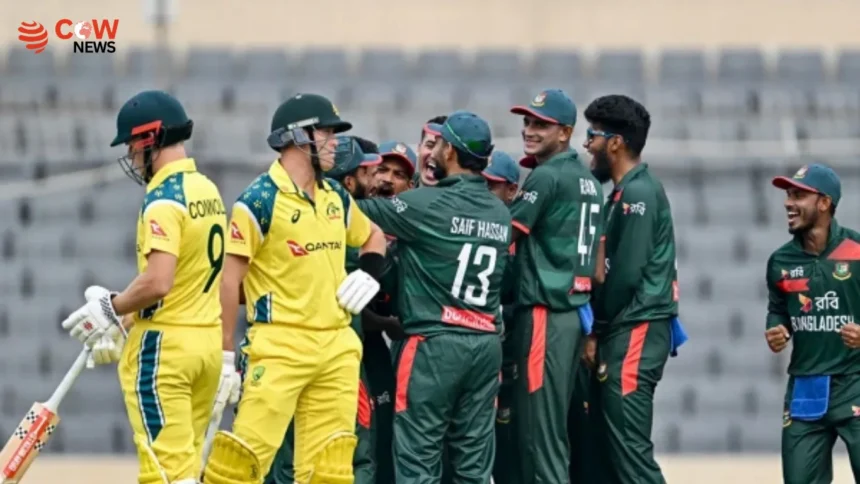 Bangladesh Make History, Beat Australia in ODI Series - The COW News