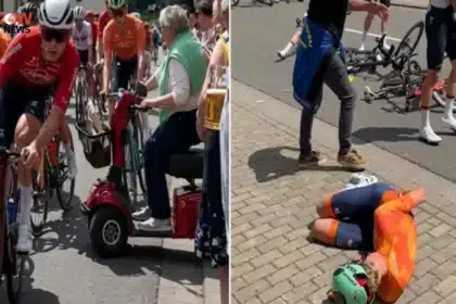 Cycling Race Chaos in Germany After Elderly Scooter Crash - The COW News