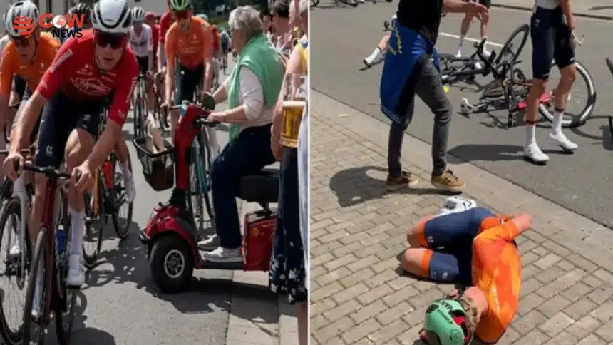 Cycling Race Chaos in Germany After Elderly Scooter Crash - The COW News