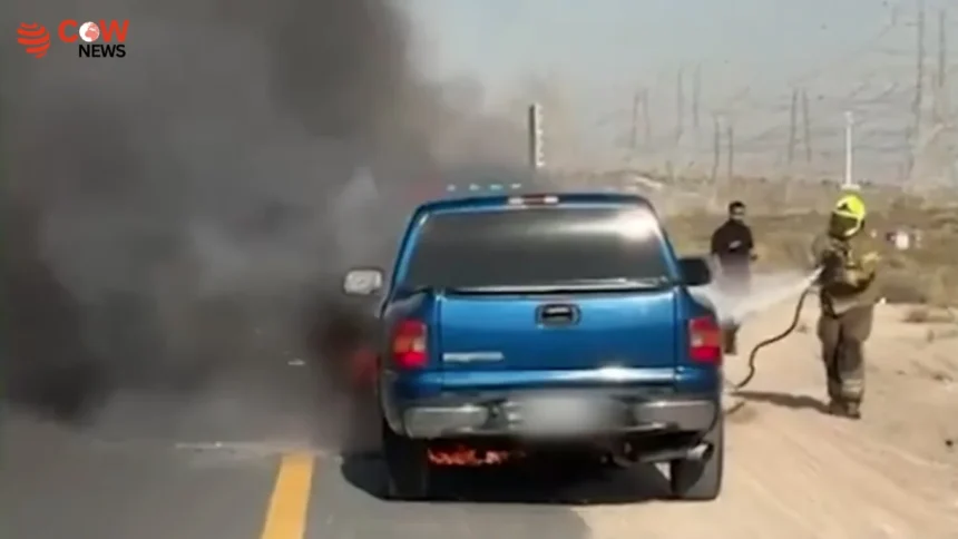 Dubai Police Warn of Vehicle Fire Risks in Extreme Heat - The COW News