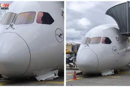 Lufthansa Boeing 787 Nose Gear Collapse Injures Crew - The COW News