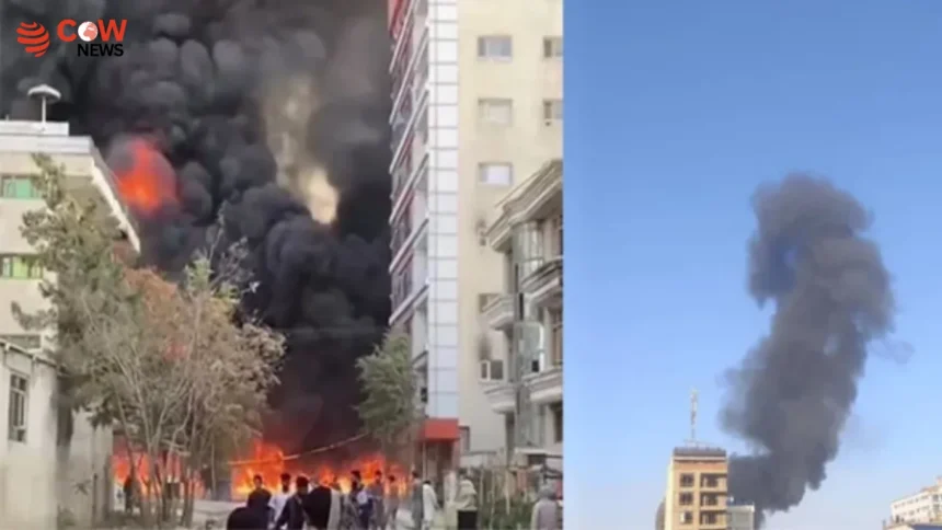 Powerful Explosion Rocks Kabul, Massive Fire Erupts - The COW News