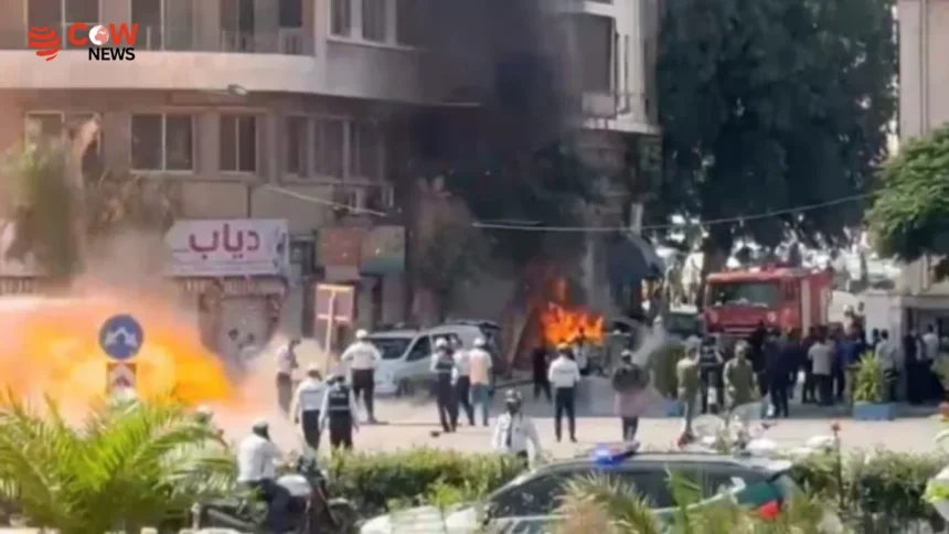 Blasts Rock Damascus During Macron Visit, Security Tightened - The COW News